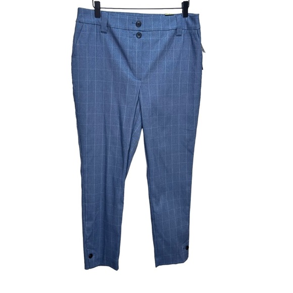 Reitman’s Slim Windowpane Pants The Iconic Size 16- Petite - Picture 4 of 11